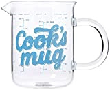 thumbs Up! - Cooks Mug - Verre borosilicate de conception d'un gobelet gradué - avec échelle de mesure - 500ml ...