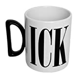 thumbs Up! - "ICK" Mug - Tasse Céramique - Poignée en forme d'un "D" - blanc - 325ml - 0001230