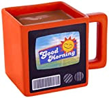 thumbs Up! - Retro TV Mug - Tasse Céramique avec écran de téléviseur rétro - rouge - 500ml - 0001313