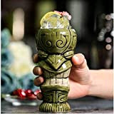 Tiki Mugs - Gobelets à cocktail en céramique - Pour fête hawaïenne - Idées de cadeau pour un bar ou ...