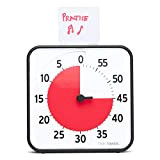 Time Timer Original Medium 19x19cm - Minuterie Visuelle de 60 Minutes Magnétique - Compte à rebours de la Salle de ...