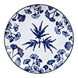 TOKYO design studio Assiette bleu/blanc érable - Flora Japonica - 16 x 2 cm