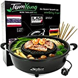 TomYang Hot Pot, barbecue thaïlandais et hot pot original, BBQ thai électrique multicuiseur, revêtement suisse, design allemand, +100 vidéos de ...