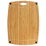 Totally Bamboo BA202266 Planche à découper Greenlite avec rigole en Bambou compatible lave-vaisselle 46 x 33 cm