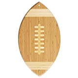 Totally Bamboo Planche à découper en bambou en forme de ballon de football 35,6 x 21,6 cm