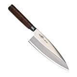 Totiko Japan Knives Couteau de cuisine japonais professionnel Deba Sakai 21 cm