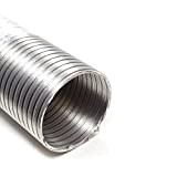 Tuyau d'évacuation, tube flex en aluminium, Aluminium Flexible Ø 120 mm, 2 m par exemple pour climatisation, sèche linge, hotte