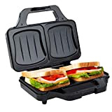 Ultratec Toasteur XXL pour sandwichs, avec 2 grandes plaques pour faire de délicieux sandwichs, convient aussi pour les grands toasts ...