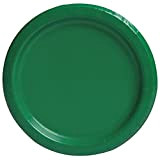 Unique Party- Assiettes en Carton Écologiques-18 cm-Couleur Vert Émeraude-Paquet de 20, 31864EU, Emerald Green