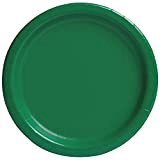 Unique Party- Assiettes en Carton Écologiques-23 cm-Couleur Vert Émeraude-Paquet de 16, 31850EU, Emerald Green