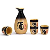 Urban Lifestyle Sake Set Kyoto 5 Pièces Grès 295 ml