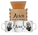 UZ Design Tasse Alice Princesse Tatouée Punk avec Coffret Alice in Wonderland Mug Accessoires