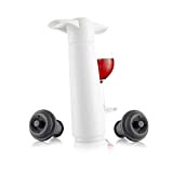 Vacu Vin 09812606 Appareil Vacu-Vin pour Retirer L'Air d'Un Bouteille Ouverte Blanc