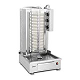 vertes Rotissoire Verticale Machine a Kebab Électrique 7200W en Acier Inox (3 Zones de Chauffage en Céramique, Température 50-300°C, 4 ...