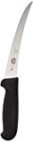 Victorinox 5.6603.15 Couteau à désosser avec Lame courbée/étroite, Acier Inoxydable, Noir, 30 x 5 x 5 cm