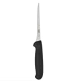 Victorinox Fibrox 5.6403.12 Couteau de Cuisine, Couteau à Désosser, Noir, 12 Cm