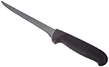 Victorinox Fibrox 5.6403.15 Couteau de Cuisine, Couteau à Désosser, Noir, 15 Cm