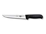 Victorinox Fibrox Couteau de Cuisine/Couteau à Saigner, Manche Ergonomique, Inoxydable