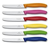 Victorinox Jeu De 6 Couteaux De Table/À Pain Multicolore