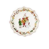 Villeroy & Boch - Annual Christmas Edition, assiette de l’année 2021, 23,5 x 23,5cm, Porcelain Premium, multicolore