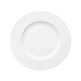 Villeroy & Boch - Assiette Royal, Assiette Ronde en Porcelaine Bone Premium de Grande Qualité, Blanche, Compatible Lave-Vaisselle, 27 cm