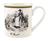 Villeroy & Boch Audun Chasse Tasse à café, 300 ml, Hauteur: 9,1cm, Porcelaine Premium, Blanc/Multicolore