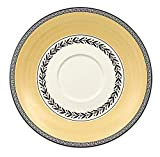 Villeroy & Boch Audun Ferme Sous-tasse, 16 cm, Porcelaine Premium, Blanc/Multicolore