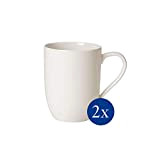 Villeroy & Boch - For Me Service de tasses à café, 2 pièces, 340 ml, porcelaine de qualité supérieure, lavable au lave-vaisselle, ...