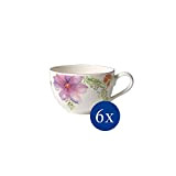 Villeroy & Boch - Lot de 6 tasses à café Mariefleur Basic Hauteur 6 cm Porcelaine Premium 10-4100-1300-6, Tasse à ...