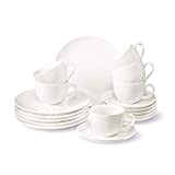 vivo - Villeroy & Boch Group - New Fresh Basic | set de vaisselle, 18 pièces | porcelaine | blanc