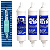 WATER FILTER 5231JA2012A | 3x Filtres à Eau Réfrigérateur - Compatible avec LG, Hotpoint Modèles 5231JA2012B, BL9808, BL-9808