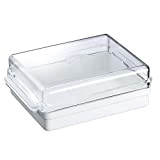 Westmark Beurrier de Réfrigérateur, Plastique, Traditionell, Blanc/Transparent, 20882241
