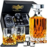 Whisiskey - Carafe whisky - Set de carafe à whisky - 1000ML - Coffret Cadeaux pour hommes - Cadeau Noel ...