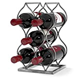 Will's Tabletop Wine Rack - Imperial Trellis (5 Bottle, Silver) – Freestanding countertop Wine Rack and Wine Bottle Storage, Perfect ...