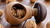 Wooden World Casse-noix en bois de hêtre naturel en forme de champignon - Très solide - Cadeau de Noël idéal ...