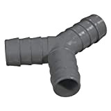Xavax Raccord Y pour tuyau d' écoulement (pour tuyaux de drainage, distributeur en Y) Gris