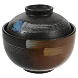 YARNOW Bol en Céramique avec Couvercle Traditionnel de Style Japonais de Style Japonais Bol Ramen Soupe de Nouilles Bol de ...