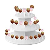 YeenGreen Generic 3 Tier Cupcake Stand, Lollipop Holder Cake Lollipop Gâteau Présentoir Presentoir en Plastique, pour Thé Laprès-Midi Partie, Collecte, ...