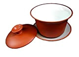 Yixing Teacup Bol à thé Kungfu Blanc glacé 128 ml