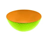 Zak Designs 2257-1890 Saladier en Forme Melon Plastique Vert/Orange