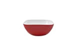 Zak Designs ZSC30-20 Saladier carré bicolore 30 cm - rouge/blanc