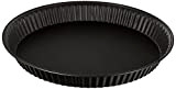 Zenker 7543 Moule à quiche, moule à tarte, Noir, Acier Inoxydable, 30 x 30 x 4 cm