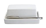 ZEROJAPAN Butter Dish with Knife White BYK-12 WH (japan import)