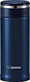 Zojirushi SM-JTE34AD Stainless Steel Travel Mug with Tea Leaf Filter, 11-Ounce/0.34-Liter, Deep Blue by Zojirushi