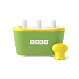 Zoku – 3 Quick Pop Maker pour glaçons immédiats – Vert