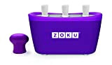 Zoku – 3 Quick Pop Maker pour glaçons immédiats – Violet