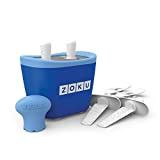 Zoku ZK107-BL - Machine à crème glacée Duo Quick Pop Maker, bleu