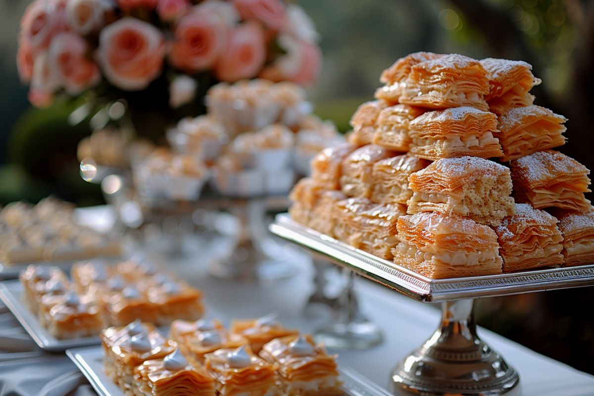 Les gâteaux traditionnels du Moyen-Orient